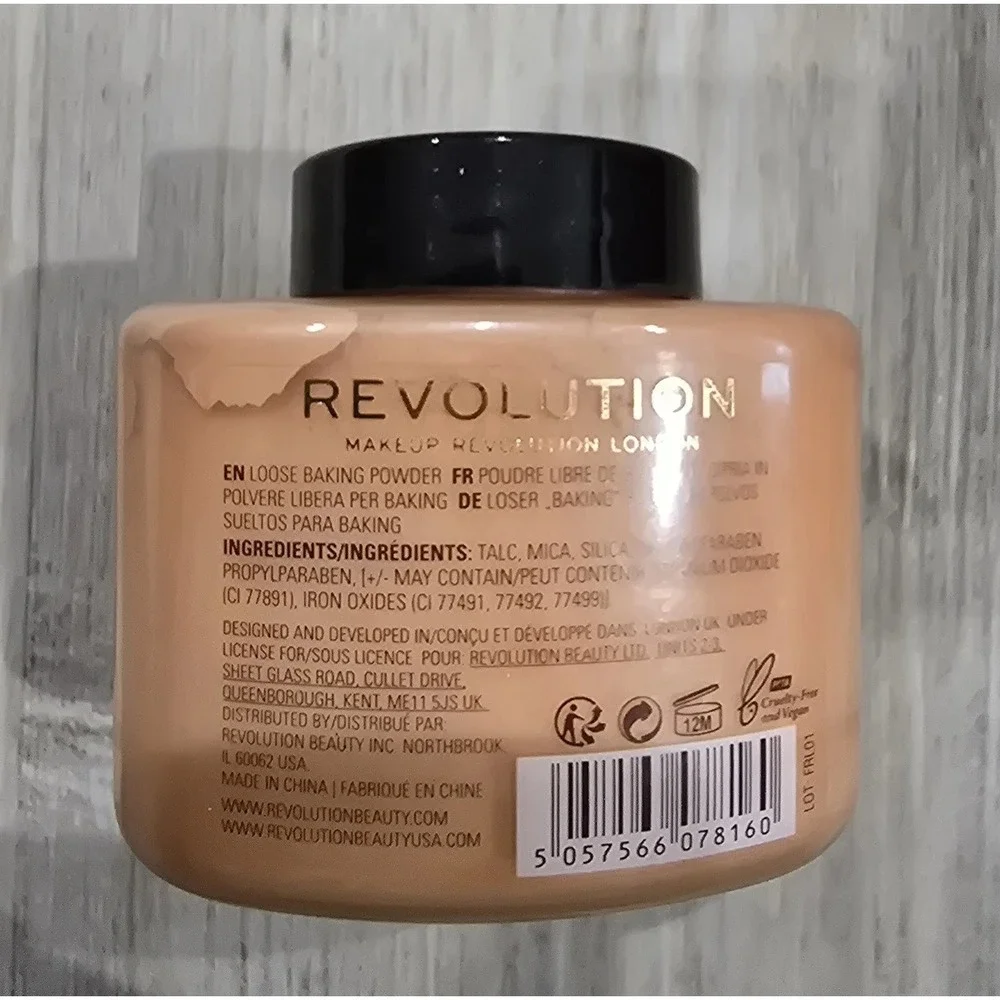 Revolution Loose Baking Powder Makeup, 1.12 oz Peach‎